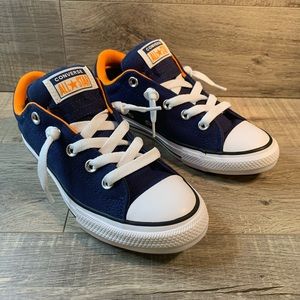 Converse CTAS Street Slip Navy Orange Rind White